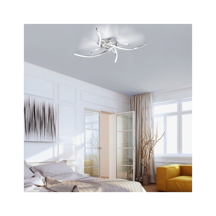 Paul Neuhaus 9144-55 - Lampadario a LED dimmerabile da superficie POLINA LED/27W/230V