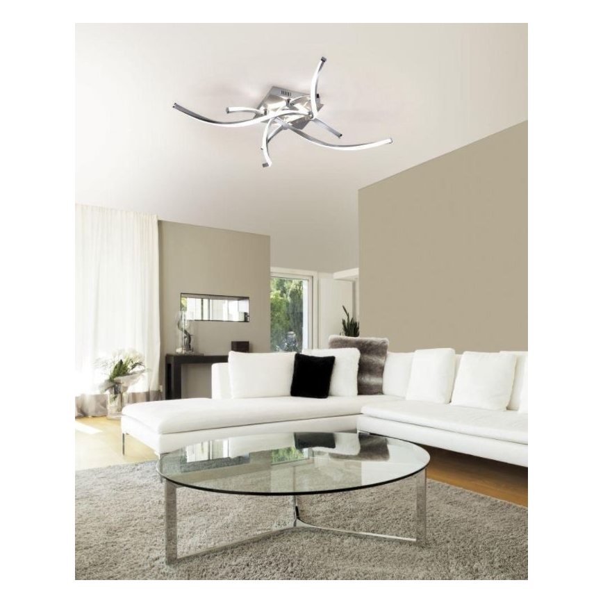 Paul Neuhaus 9144-55 - Lampadario a LED dimmerabile da superficie POLINA LED/27W/230V