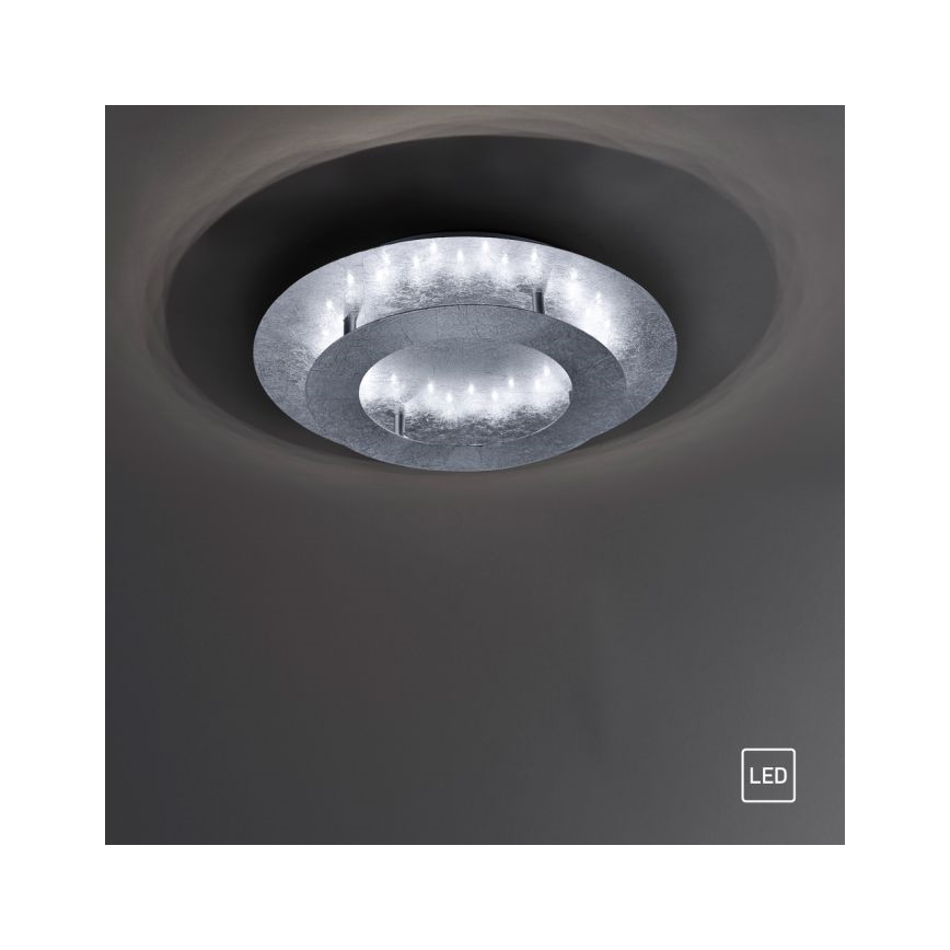Paul Neuhaus 9620-21 -  Plafoniera LED NEVIS LED/18W/230V argento