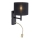 Paul Neuhaus 9646-18 - Lampada da parete a LED ROBIN 1xE27/40W/230V + LED/2,1W nero