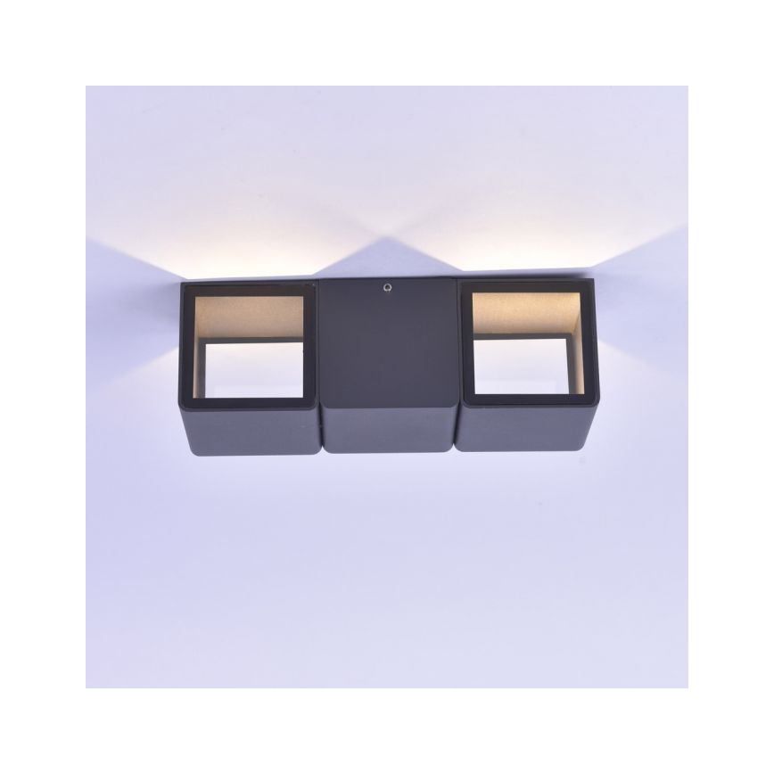 Paul Neuhaus 9658-13 - Applique LED da esterno MARCEL 2xLED/4W/230V IP54