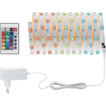 Paulmann 3988 - Striscia LED RGBW/13W dimmerabile TIP 5 m 230V + telecomando
