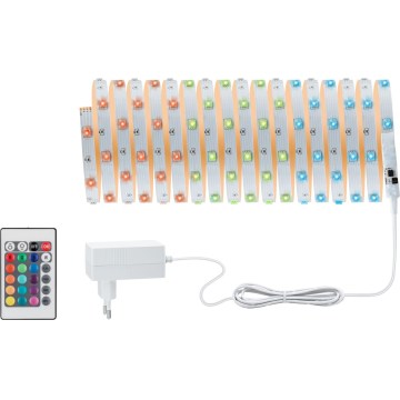 Paulmann 3989 - Striscia LED RGBW dimmerabile 19W TIP 10 m 230V + telecomando