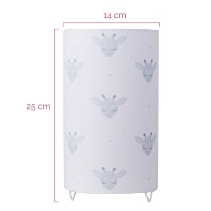 Paulmann 48040 - 1xE14/20W Lampada da tavolo per bambini CUTE GIRAFFE 230V