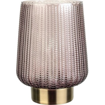 Paulmann 48137 - LED-1xE27/0,8W Lampada da tavolo GLAMOUR 3xAA/4,5V rosa