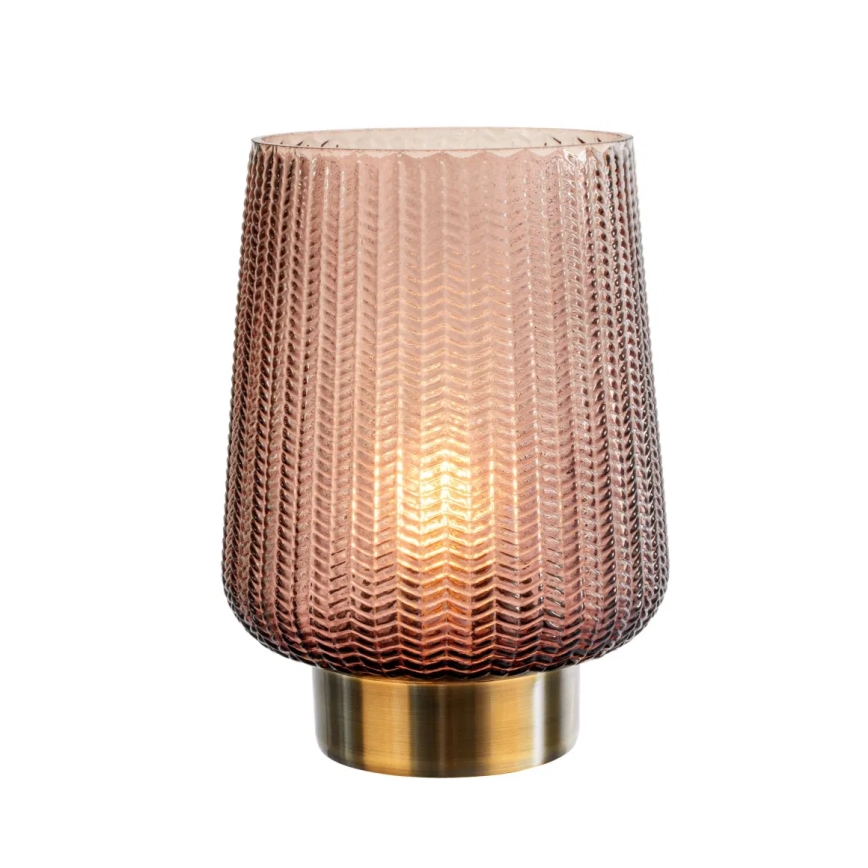 Paulmann 48137 - LED-1xE27/0,8W Lampada da tavolo GLAMOUR 3xAA/4,5V rosa
