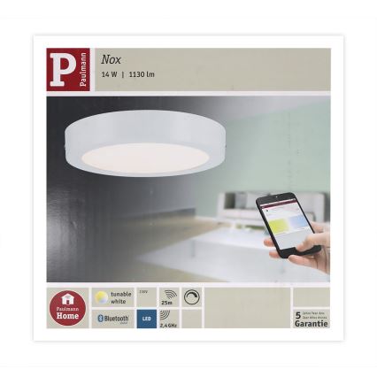 Paulmann 50009 - Plafoniera LED/14W dimmerabile NOX SMART HOME 230V 2700-6500K