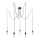 Paulmann 50389 - Lampadario a sospensione con filo NEORDIC 5xE27/20W/230V ragno