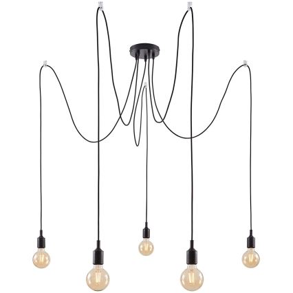 Paulmann 50389 - Lampadario a sospensione con filo NEORDIC 5xE27/20W/230V ragno