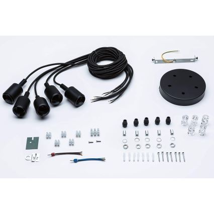 Paulmann 50389 - Lampadario a sospensione con filo NEORDIC 5xE27/20W/230V ragno