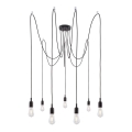 Paulmann 50390 - Lampadario a sospensione con filo NEORDIC 7xE27/20W/230V ragno