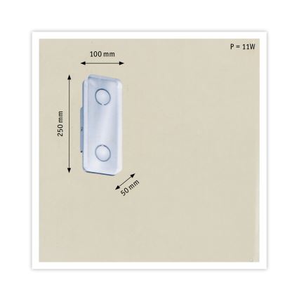 Paulmann 70478 - LED/9W IP44 Applique da bagno THETA 230V