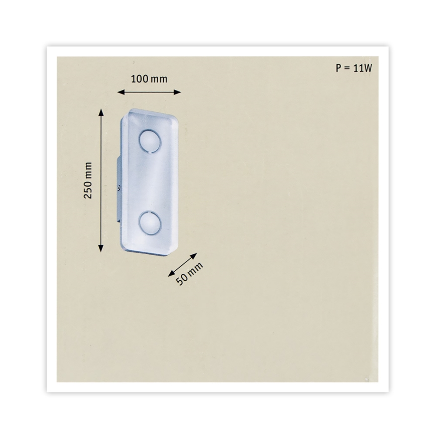 Paulmann 70478 - LED/9W IP44 Applique da bagno THETA 230V