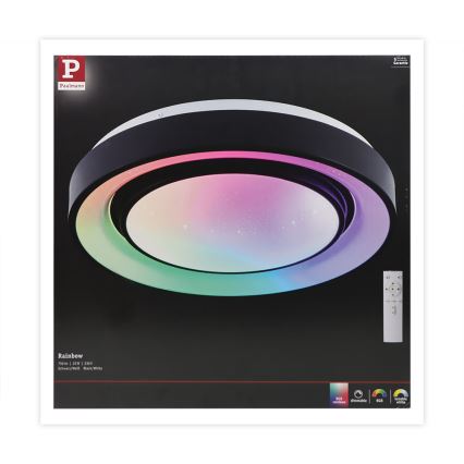 Paulmann 70544 - LED RGBW/22W Plafoniera dimmerabile RAINBOW 230V 3000-6500K + telecomando