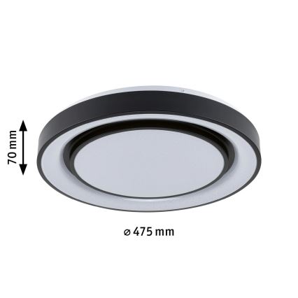 Paulmann 70545 - LED RGBW/38,5W Plafoniera dimmerabile RAINBOW 230V 3000-6500K + telecomando