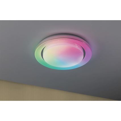 Paulmann 70546 - LED RGBW/22W Plafoniera dimmerabile RAINBOW 230V 3000-6500K + telecomando