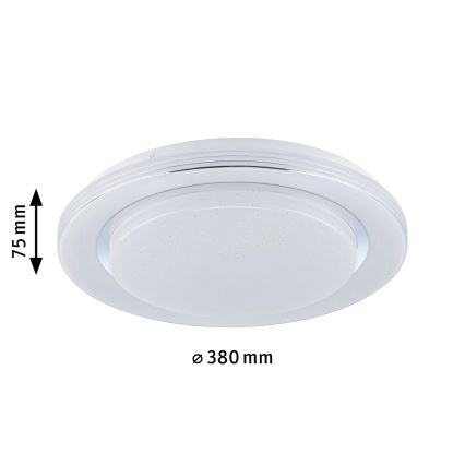 Paulmann 70546 - LED RGBW/22W Plafoniera dimmerabile RAINBOW 230V 3000-6500K + telecomando