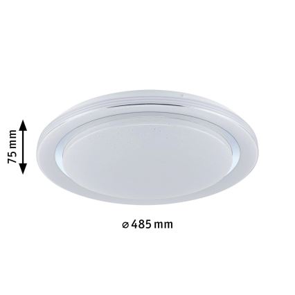 Paulmann 70547 - LED RGBW/38,5W Plafoniera dimmerabile RAINBOW 230V 3000-6500K + telecomando