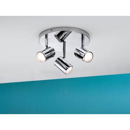 Paulmann 70609 - 3xLED-GU10/3,5W IP44 Luce Spot a LED da bagno LYRA 230V