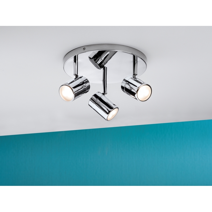 Paulmann 70609 - Faretto LED da bagno LYRA 3xGU10/3,5W/230V