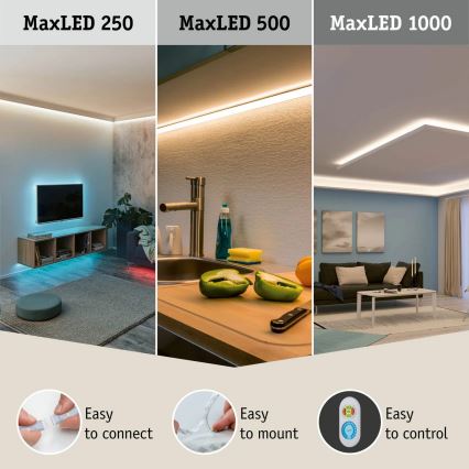 Paulmann 70683 - Dimmer per strisce LED MAXLED 24V con telecomando