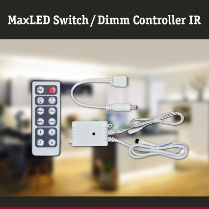 Paulmann 70683 - Dimmer per strisce LED MAXLED 24V con telecomando