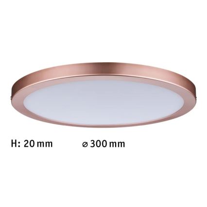 Paulmann 70872 - LED/22W Pannello dimmerabile ATRIA 230V 2700K Oro rosa