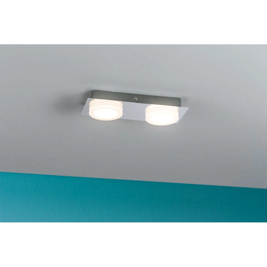Paulmann 70883 - 2xLED/4,7W IP23 Applique da parete per bagno DORADUS 230V