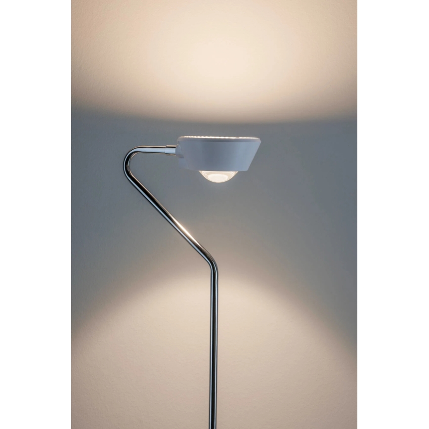 Paulmann 70920 - Lampada da terra dimmerabile LED 7,5W RAMOS 230V bianco/cromo lucido