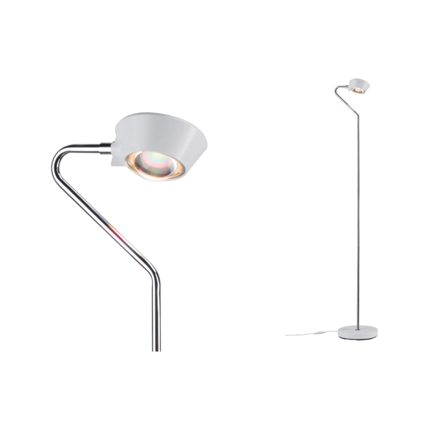 Paulmann 70920 - Lampada da terra dimmerabile LED 7,5W RAMOS 230V bianco/cromo lucido