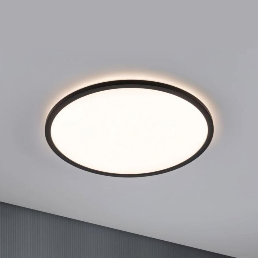 Paulmann 70999 - LED/22W Pannello dimmerabile ATRIA 230V 3000K diametro 42 cm nero