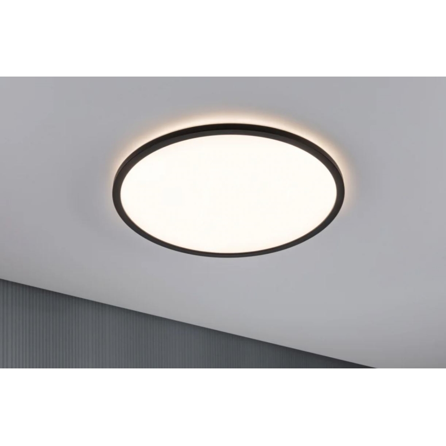 Paulmann 70999 - LED/22W Pannello dimmerabile ATRIA 230V 3000K diametro 42 cm nero
