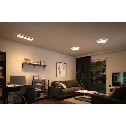 Paulmann 70999 - LED/22W Pannello dimmerabile ATRIA 230V 3000K diametro 42 cm nero