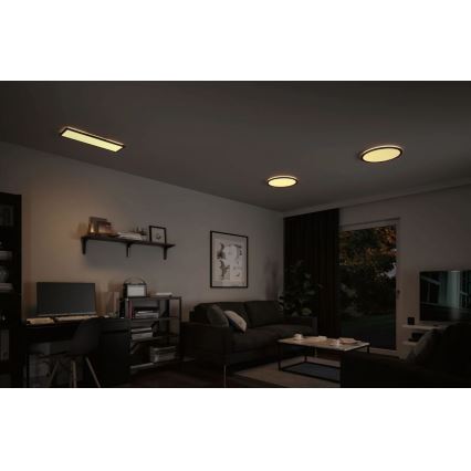 Paulmann 70999 - LED/22W Pannello dimmerabile ATRIA 230V 3000K diametro 42 cm nero