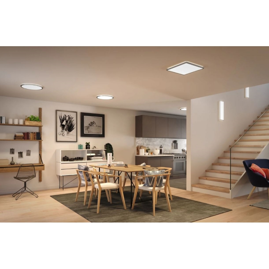 Paulmann 71009 - Pannello LED dimmerabile ATRIA 22W 230V 4000K 42x42 cm cromo opaco