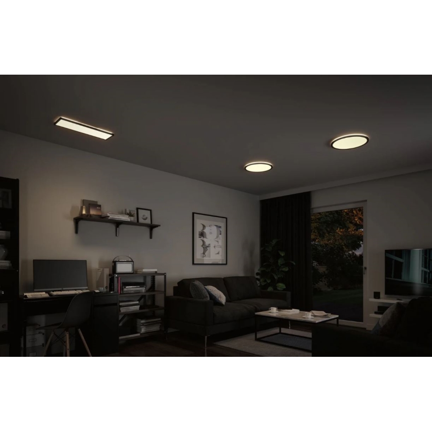 Paulmann 71016 - Pannello LED dimmerabile ATRIA 22W 230V 4000K 42x42 cm nero