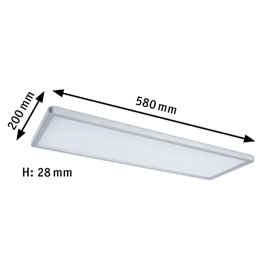 Paulmann 71020 - LED/20W RGBW Pannello dimmerabile ATRIA 230V 4000K 20x58 cm + telecomando