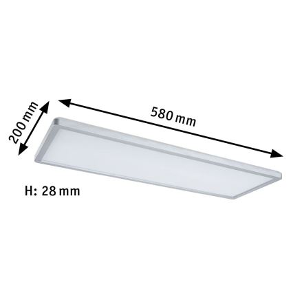 Paulmann 71020 - LED/20W RGBW Pannello dimmerabile ATRIA 230V 4000K 20x58 cm + telecomando