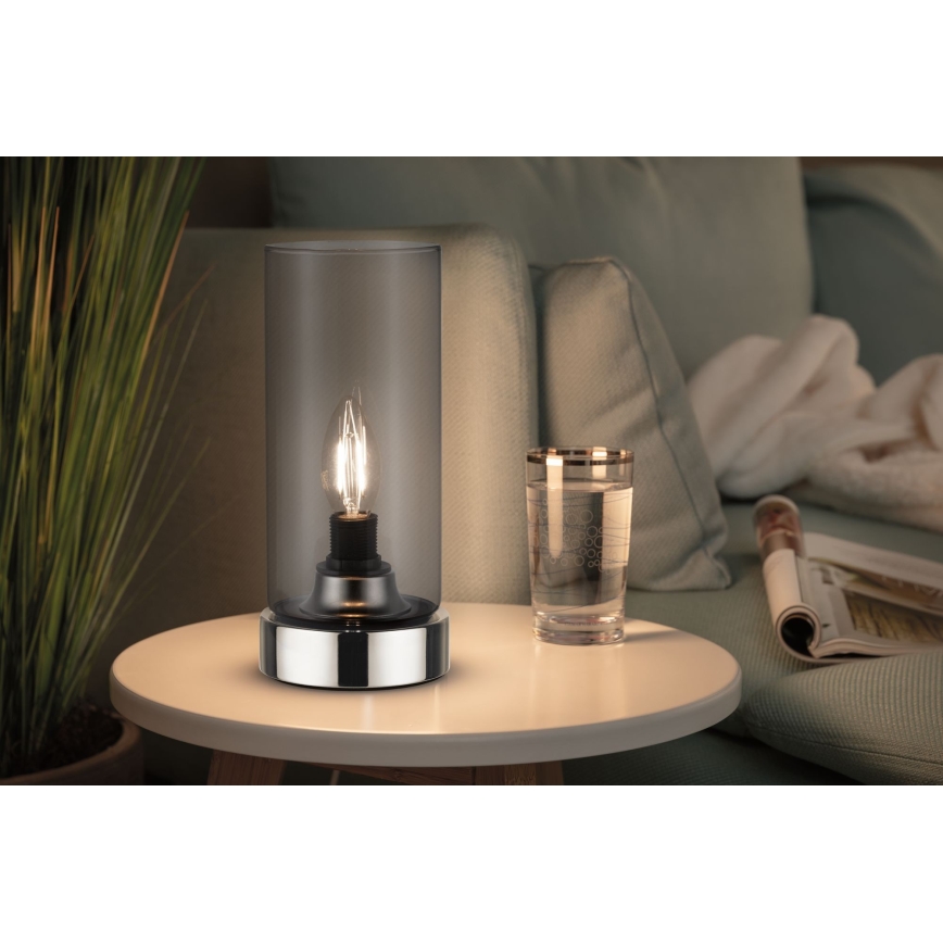 Paulmann 77056 - 1xE14/40W Lampada da tavolo Touch PINJA 230V