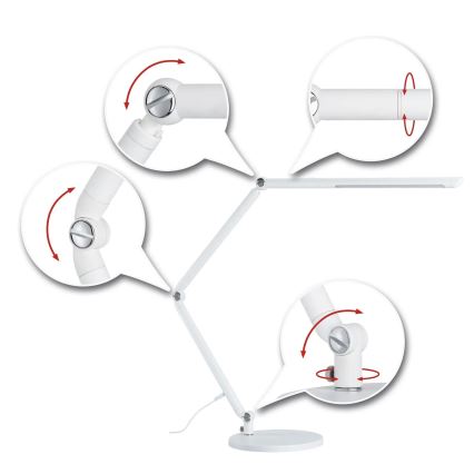 Paulmann 78911 - LED/10,6W Lampada da tavolo dimmerabile FLEXBAR 230V 3000/4000/6500K