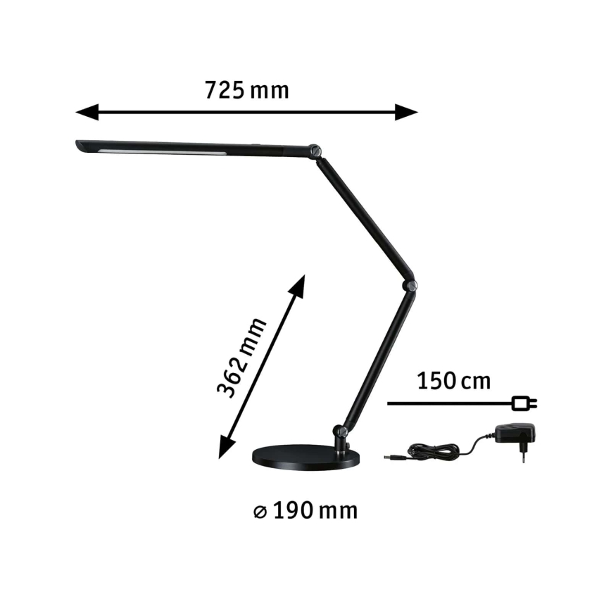 Paulmann 78912 - Lampada da tavolo dimmerabile LED/10,6W FLEXBAR 230V 3000/4000/6500K