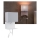 Paulmann 78913 - LED/2,5W + 1xE27/40W Lampada da parete con mensola integrata e porta USB MERANI 230V bianca