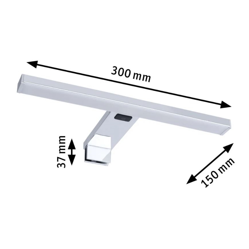 Paulmann 78950 - LED/3,7W IP44 Illuminazione specchio bagno SELO 2700-6500K 230V