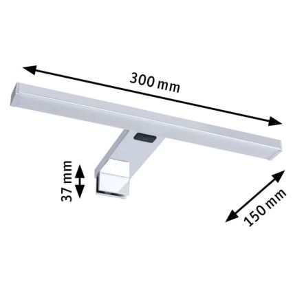 Paulmann 78950 - LED/3,7W IP44 Lampada per specchio da bagno SELO 2700-6500K 230V