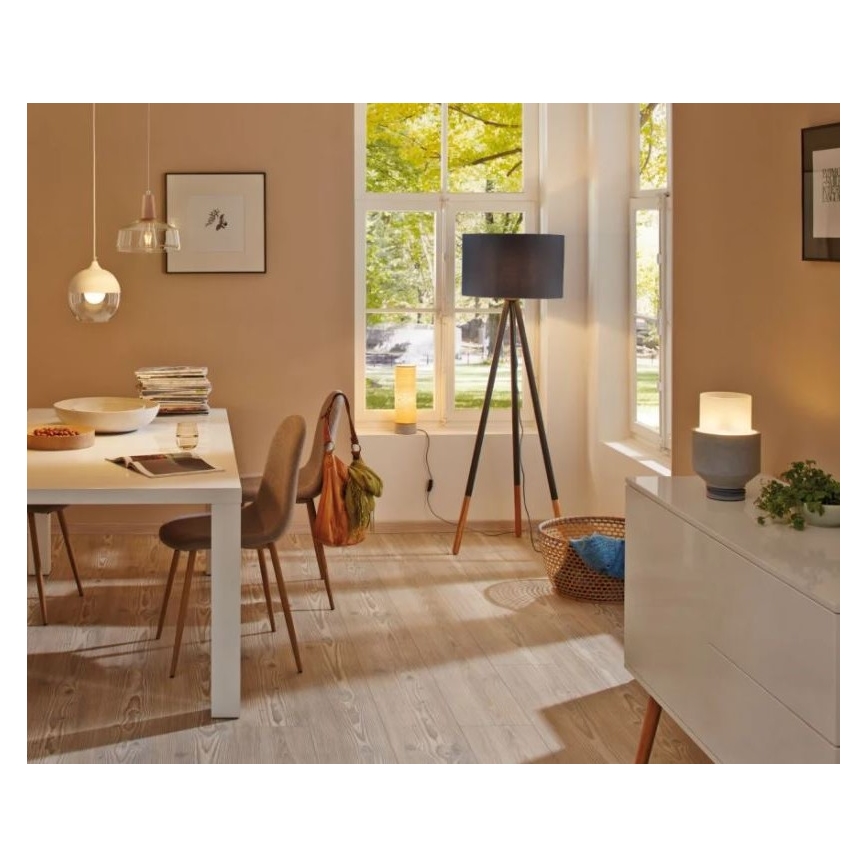 Paulmann 79619 - 1xE27/20W Lampada da tavolo  HELIN 230V
