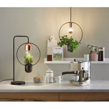 Paulmann 79746 - 1xGU10/20W Lampada da tavolo FANJA 230V fumé