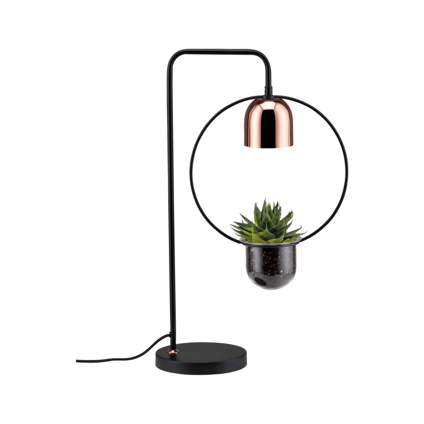 Paulmann 79746 - 1xGU10/20W Lampada da tavolo FANJA 230V fumé