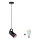 Paulmann 79766 - LED RGBW 1xE27/9W Lampada a sospensione con cavo LAVEA 230V nero