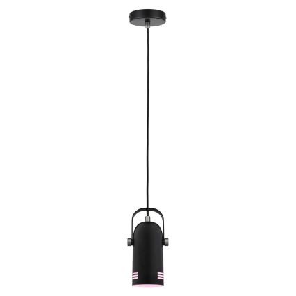 Paulmann 79766 - LED RGBW 1xE27/9W Lampada a sospensione con cavo LAVEA 230V nero
