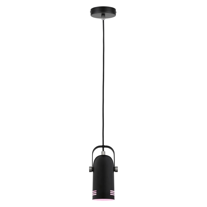 Paulmann 79766 - LED RGBW 1xE27/9W Lampada a sospensione con cavo LAVEA 230V nero